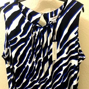 NWT Calvin Klein Sleeveless Dress Top